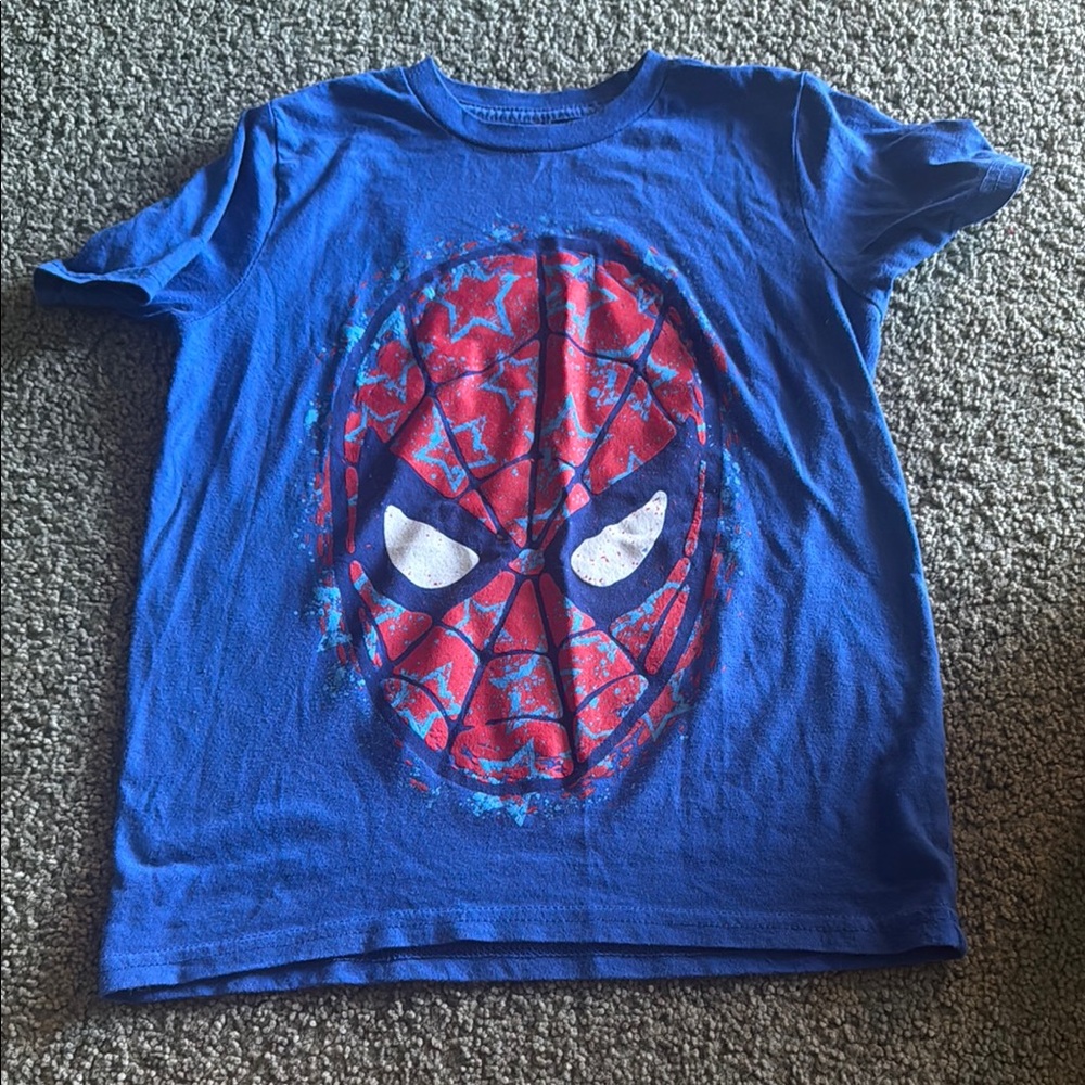 Spider-Man Graphic Tee in Blue and Red